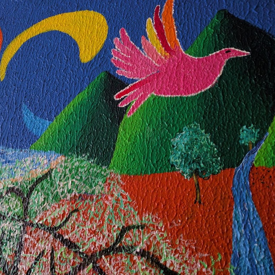 Mural at Sembrandopaz, a grassroots peacebuilding nonprofit in Sincelejo, Colombia 