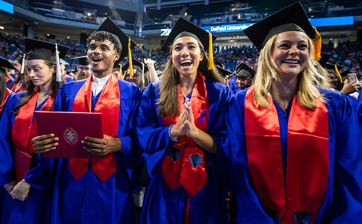Graduates at commencement 2022