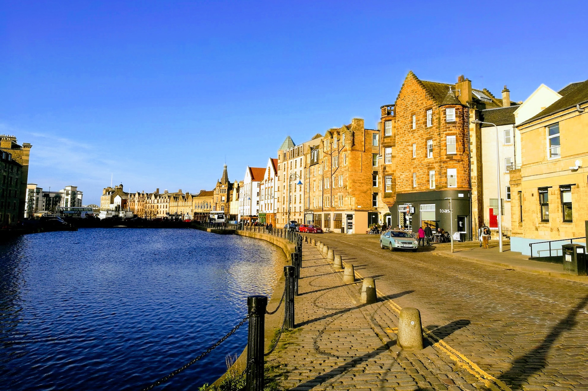 Streetscape of Edinburgh, Scotland