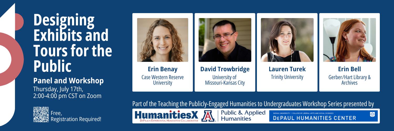 workshop info and presenter images