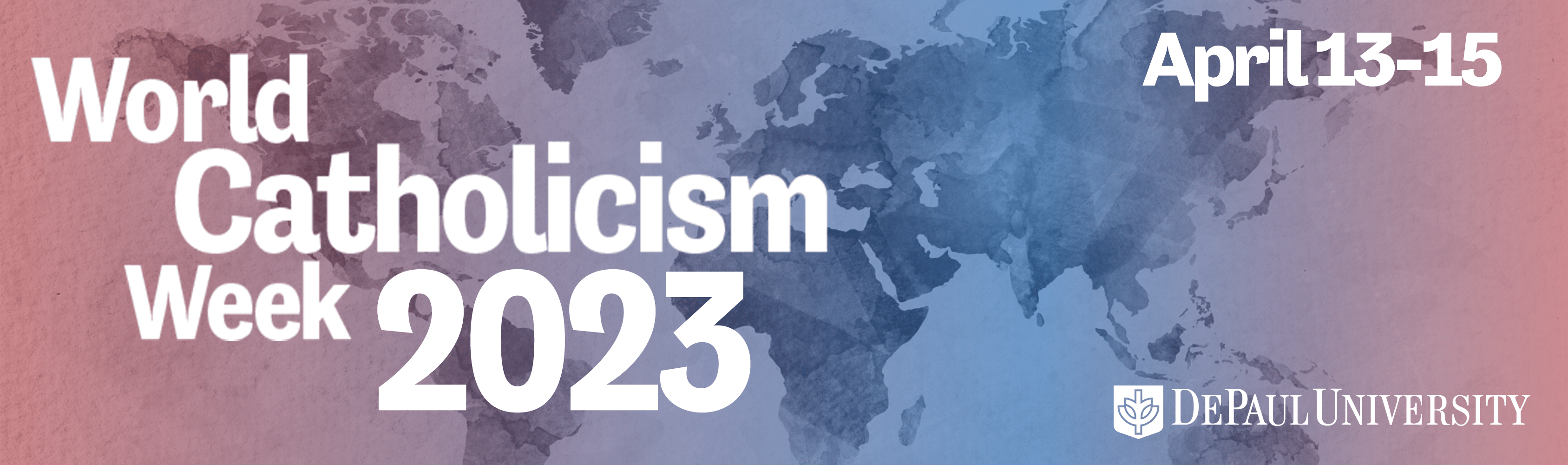 Banner that reads: World Catholicism Week 2023