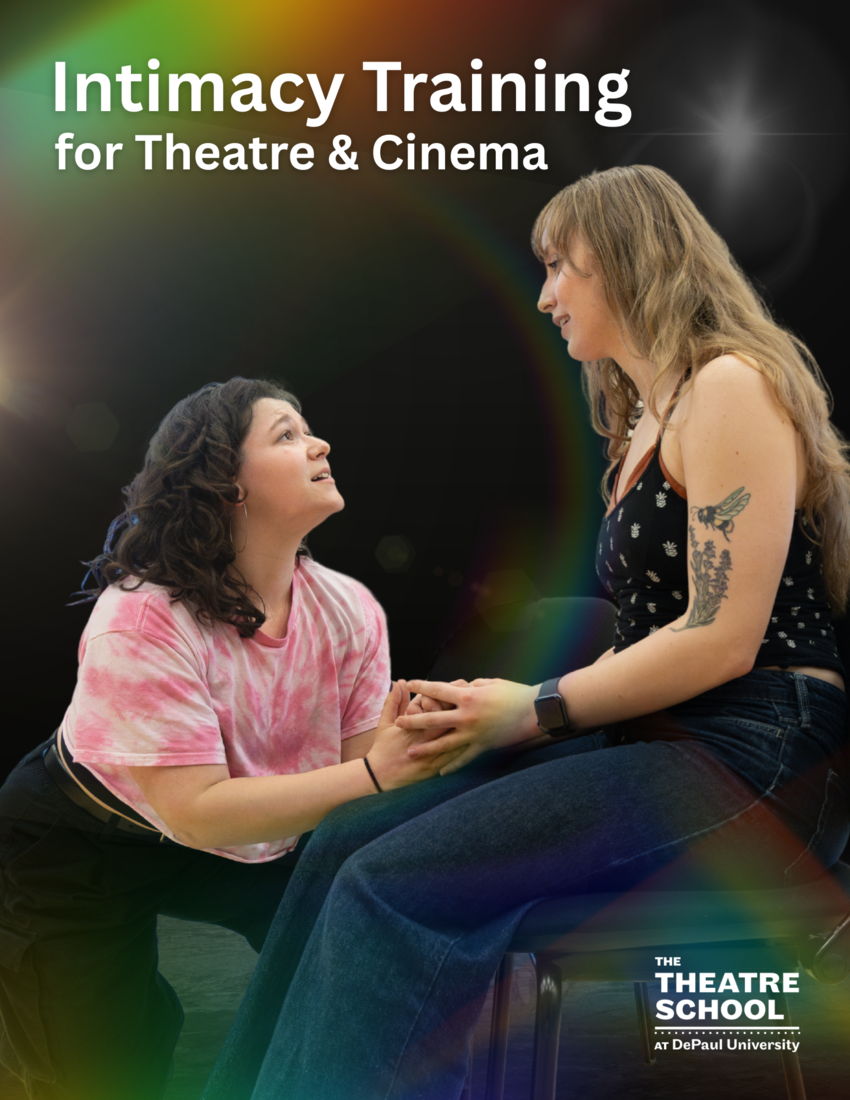 Digital brochure for the Intimacy Training for Theatre & Cinema Certification
