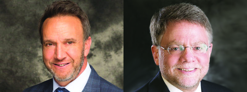 David Schwartz, CEO and chair (left), and Peter Vilim (MST '84), vice chair at Waterton