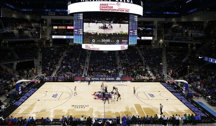 Wintrust Arena Basketball game