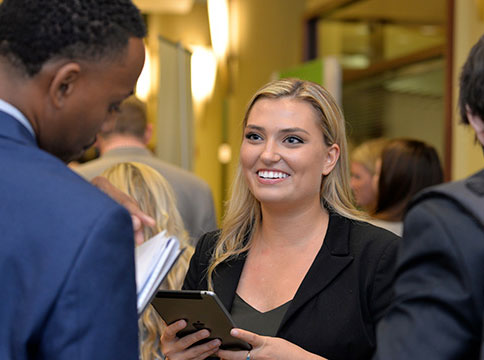 Student at Sales Leadership Expo