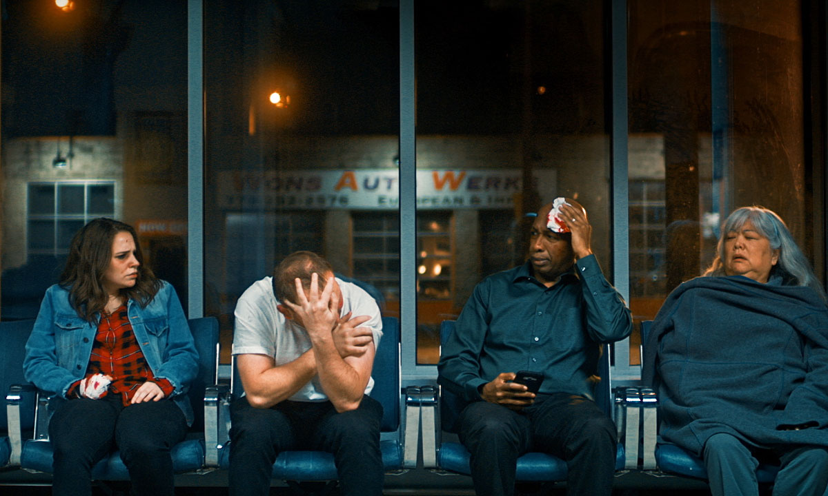 Sick and injured in waiting room