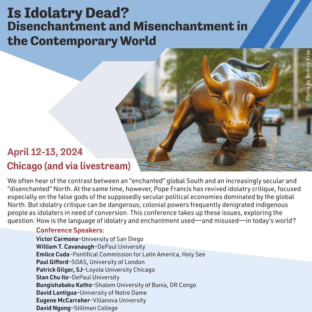 Idolatry conference 2024 flyer