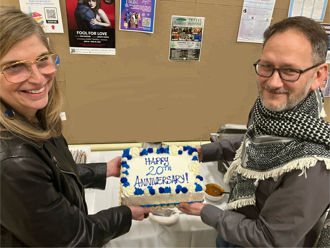 Symposium anniversary cake