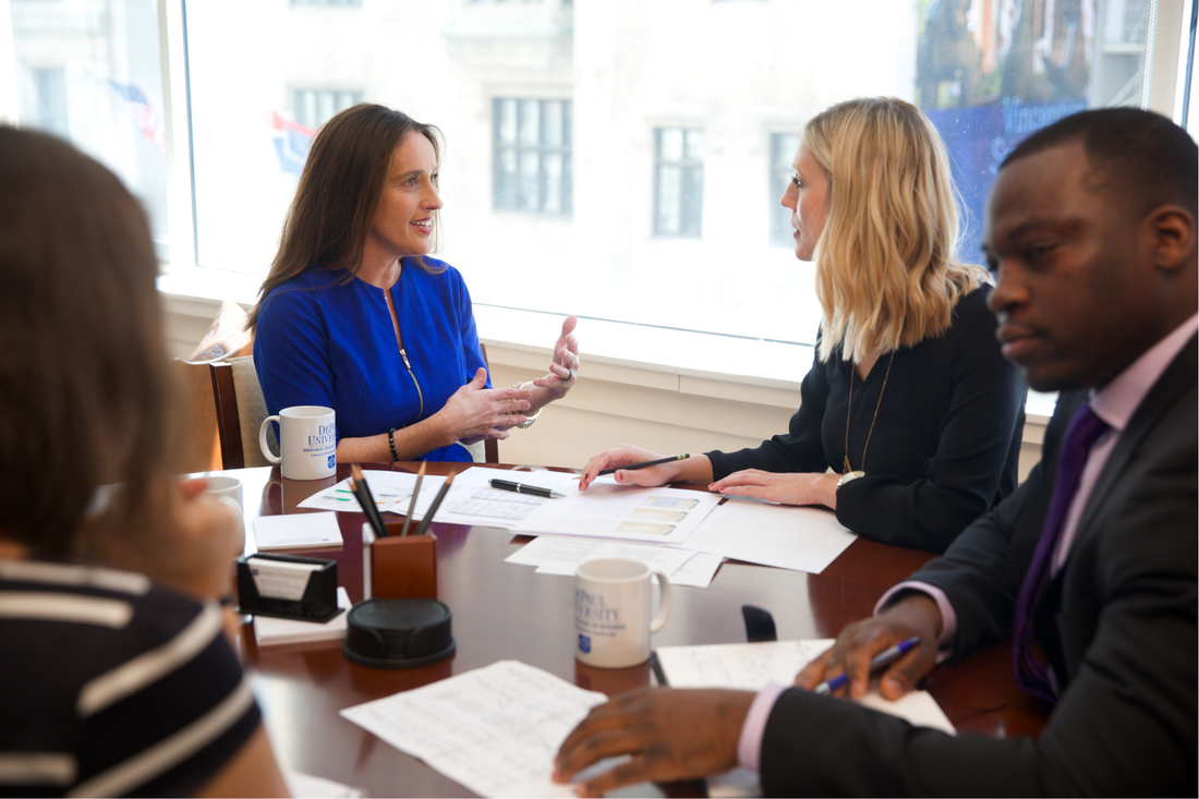 Executive Education individuals collaborating