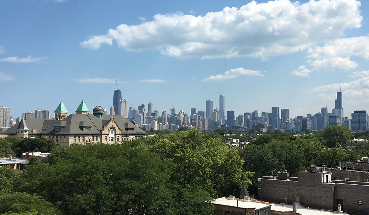 Chicago skyline from LPC