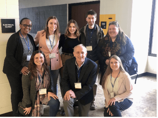 Prof Schwieterman and Students at TRF