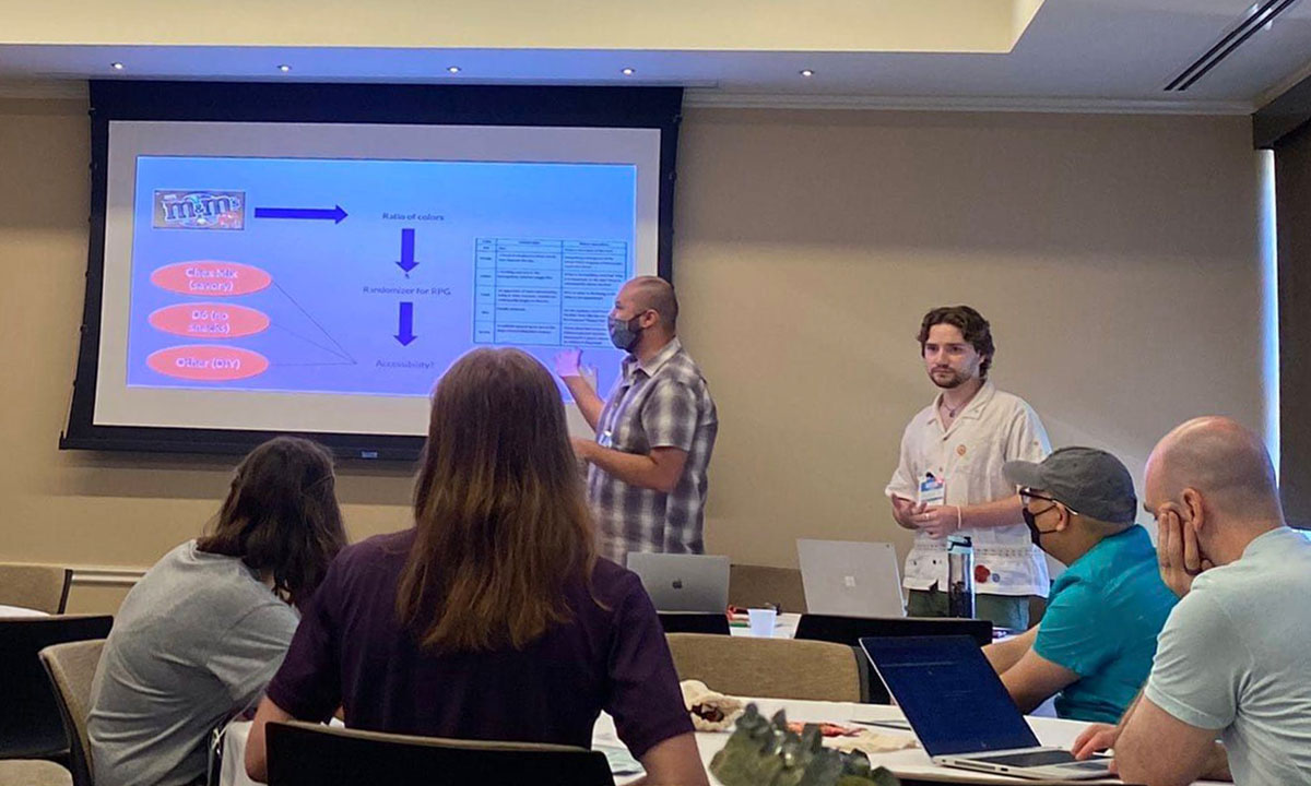 presentation in classroom