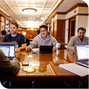 DePaul Law Students at Rinn Law Library