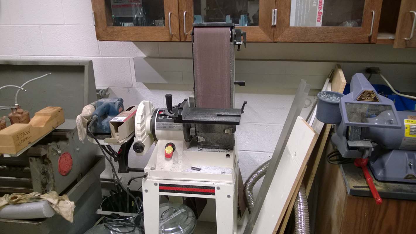 Jet belt sander