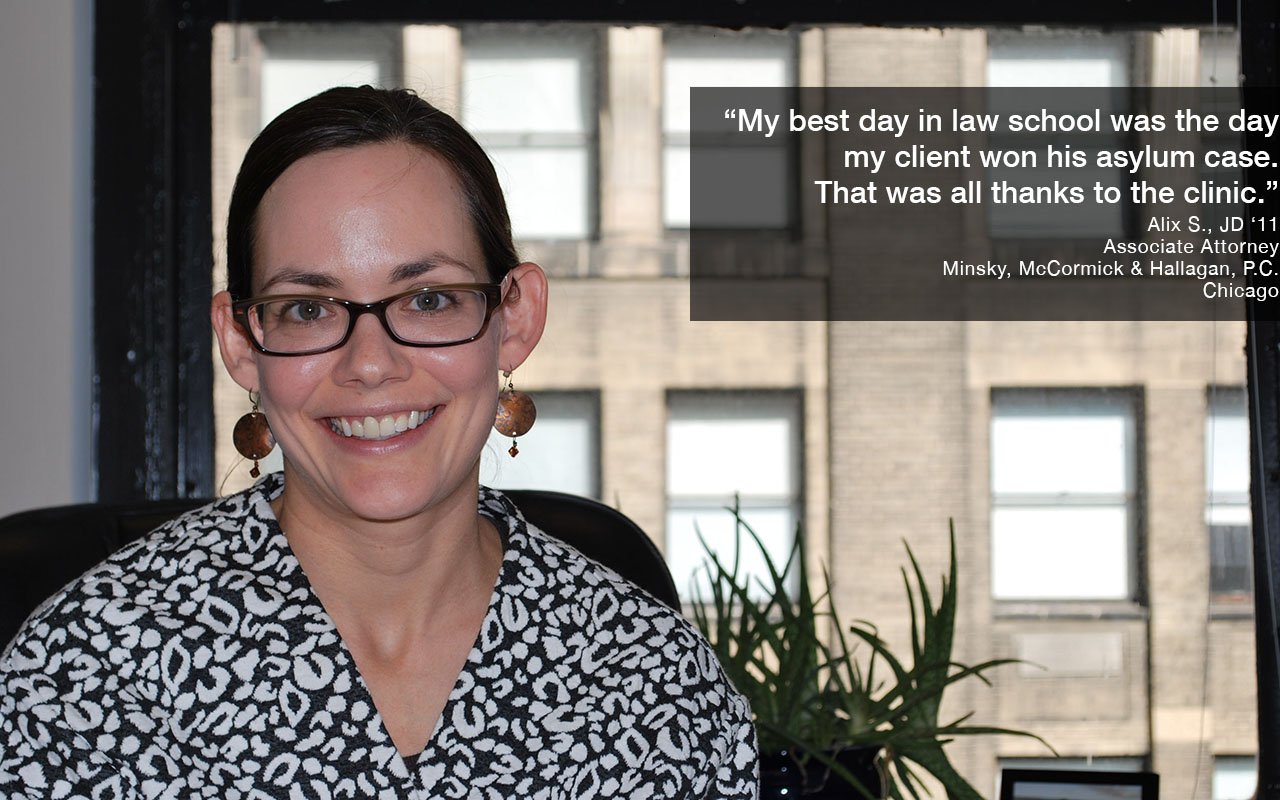 DePaul Law Asylum Clinic Testimonial (Alix S.)