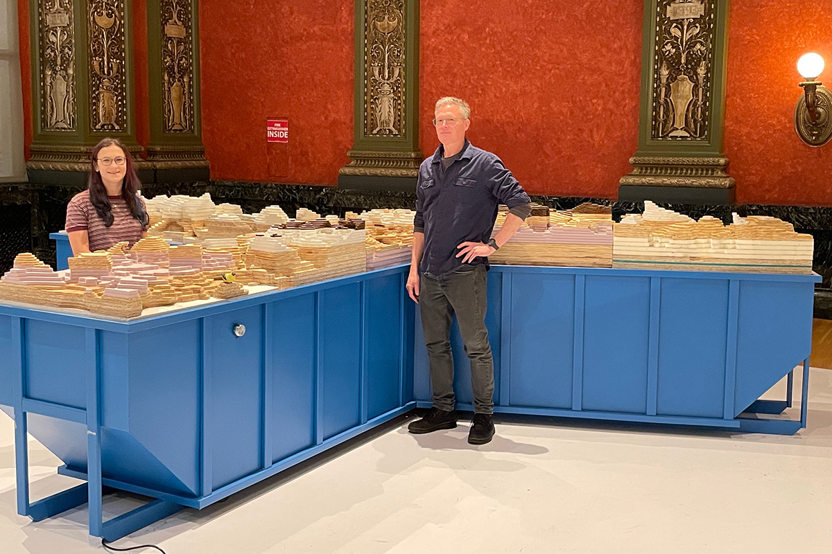 Jeff Carter and Jaxanna Fink