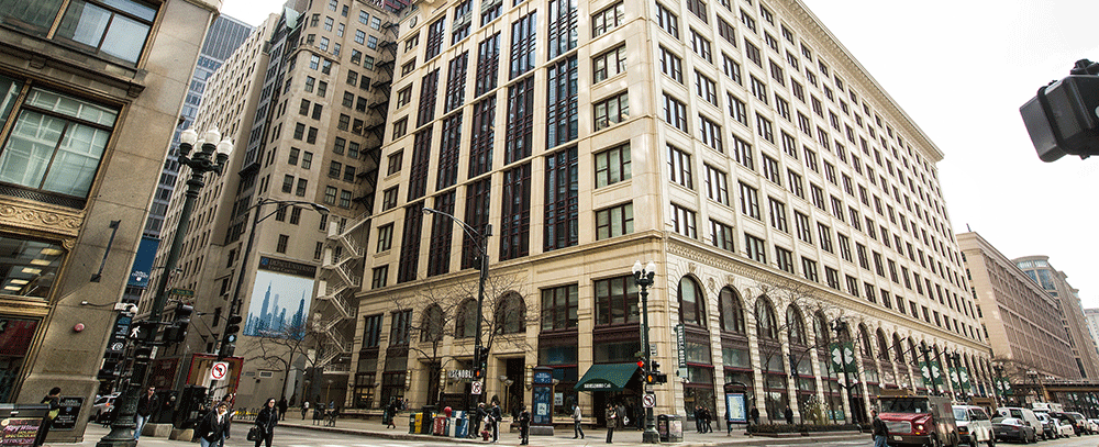 Photo of the DePaul Center building