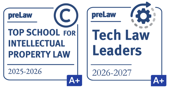 2025-2026 / 2026-2027 preLaw badges in IP Law & Tech Law Leaders