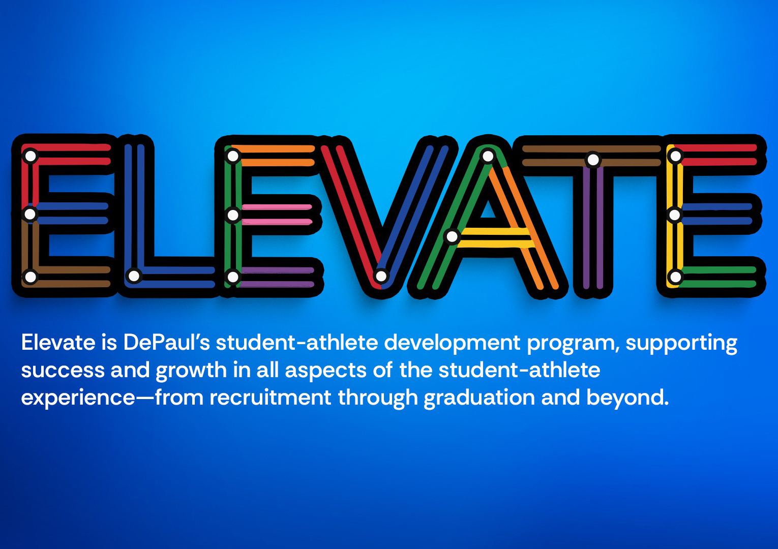 DePaul Athletics Elevate initiative