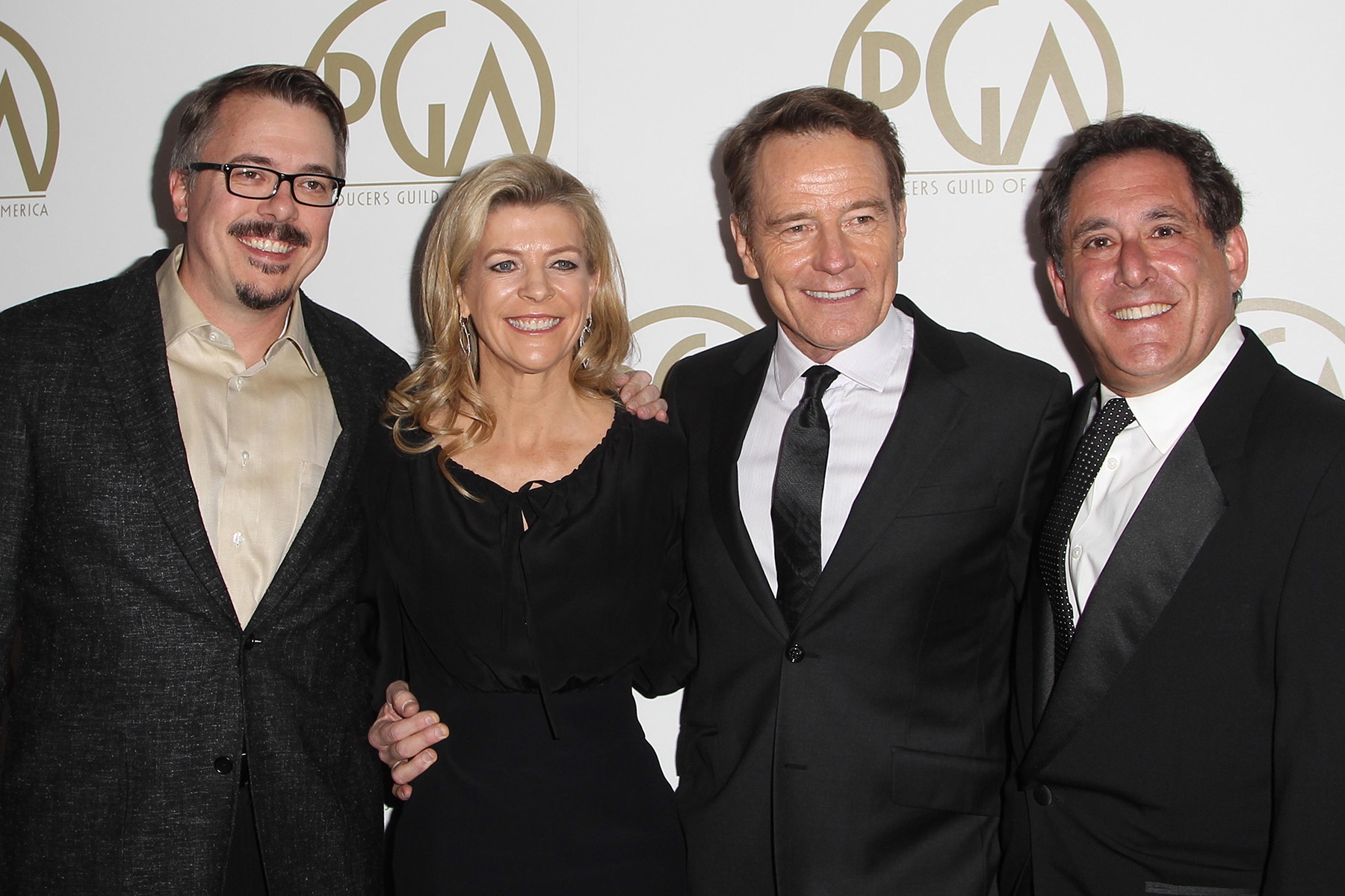 Posing at a step and repeat