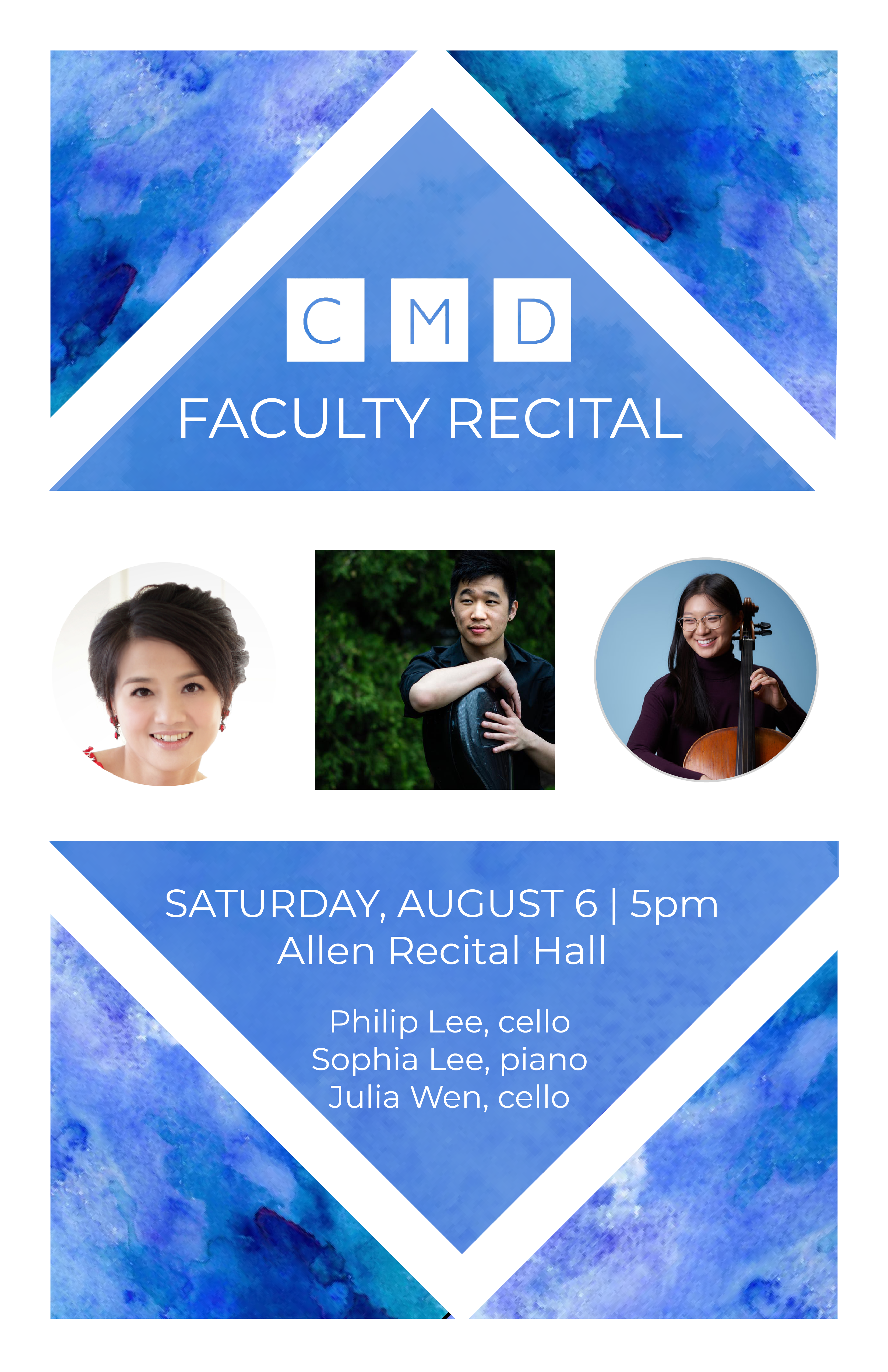 Philip Lee Faculty Recital Poster