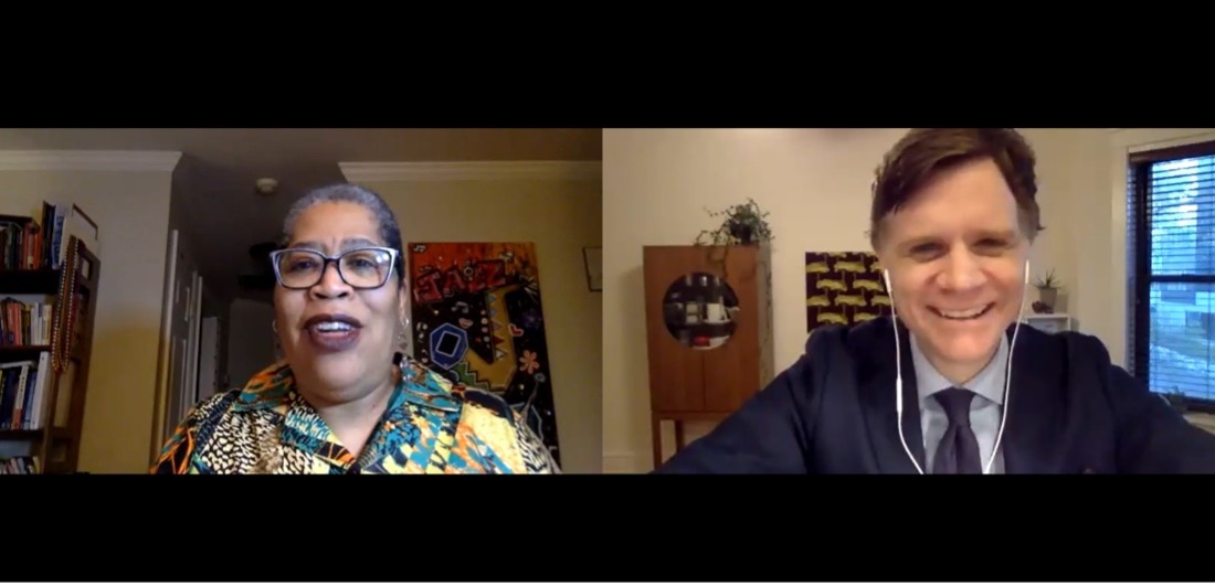 Goulah and Dillard on screen