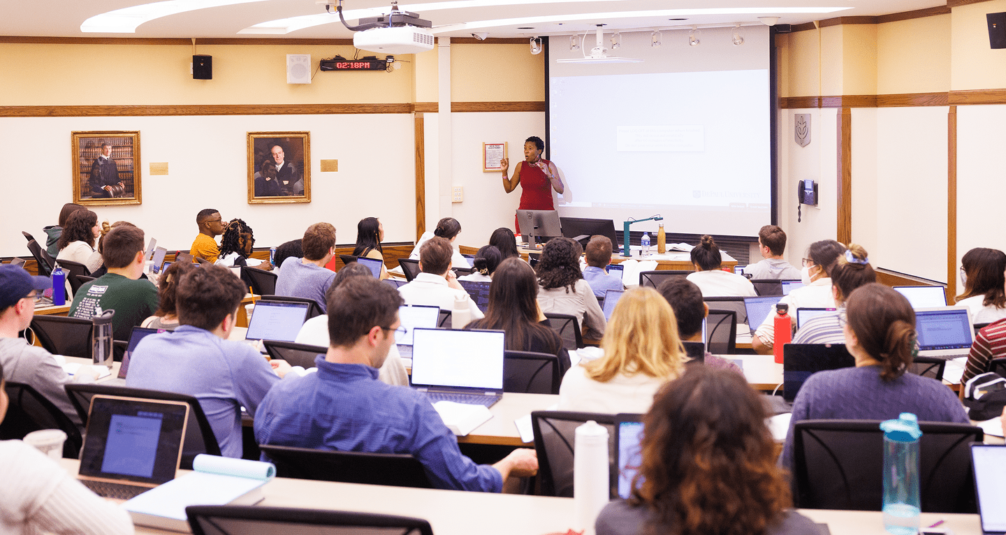 DePaul Law Students At Lecture