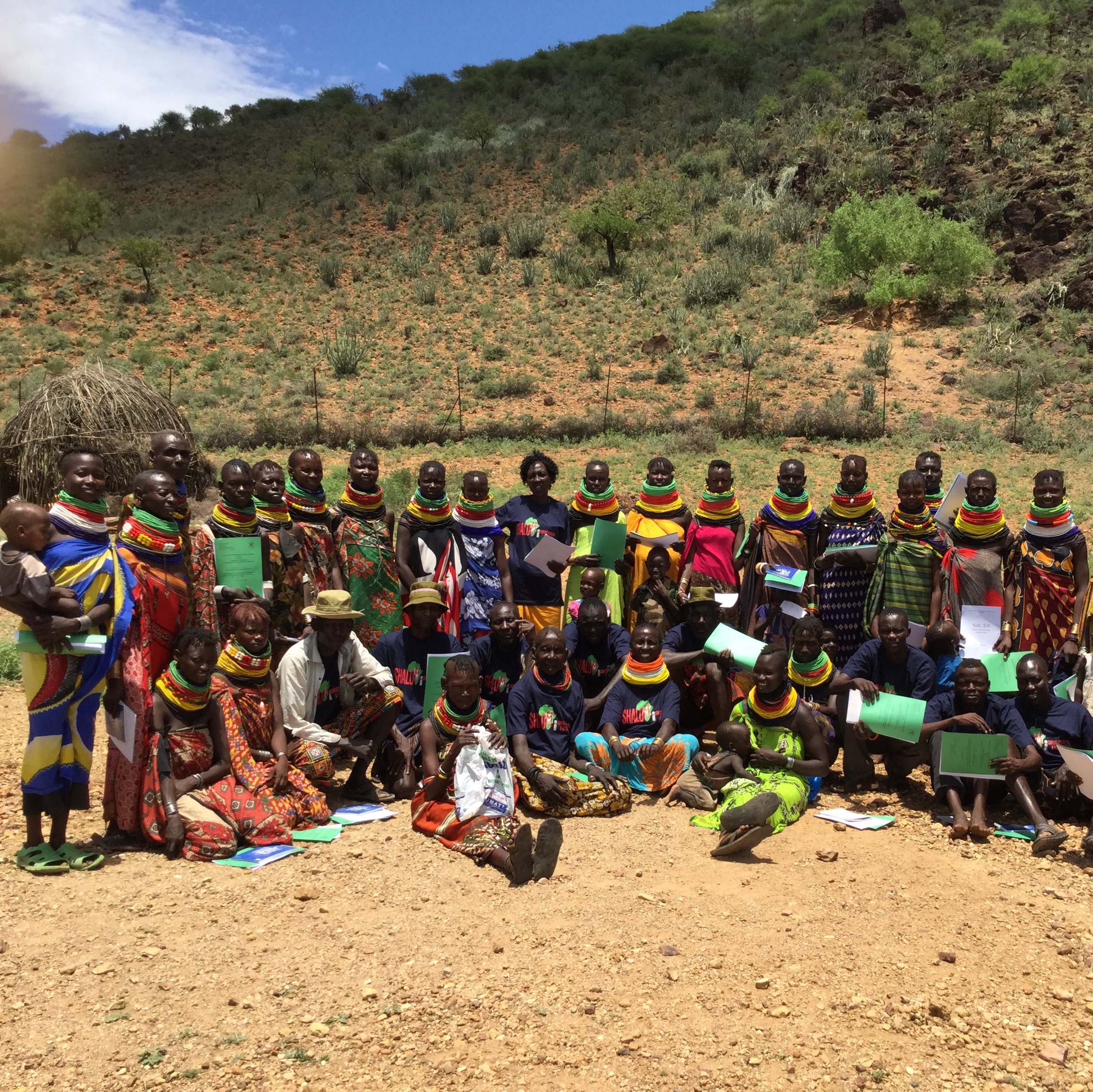 Eastern African women who attended a peacebuilding workshop through Shalom Center for Conflict Resolution & Reconcilation