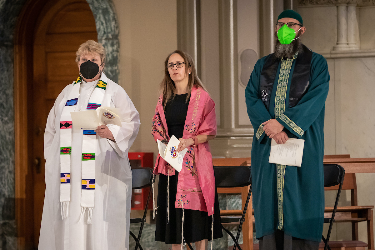 Religious leaders at Baccalaureate Mass