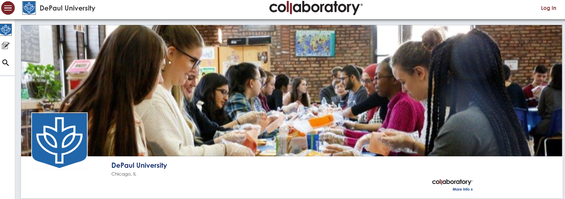 Collaboratory landing page