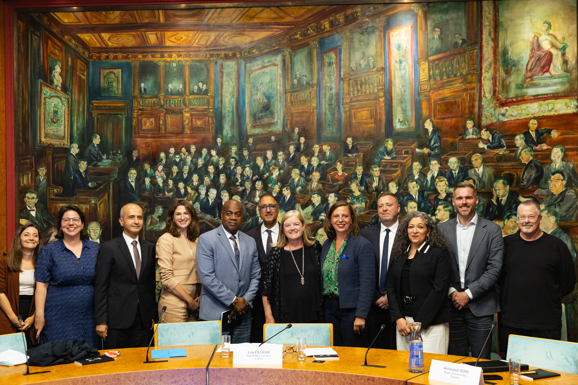 The International Mayors Council on Homelessness met June 20 in Paris, France.