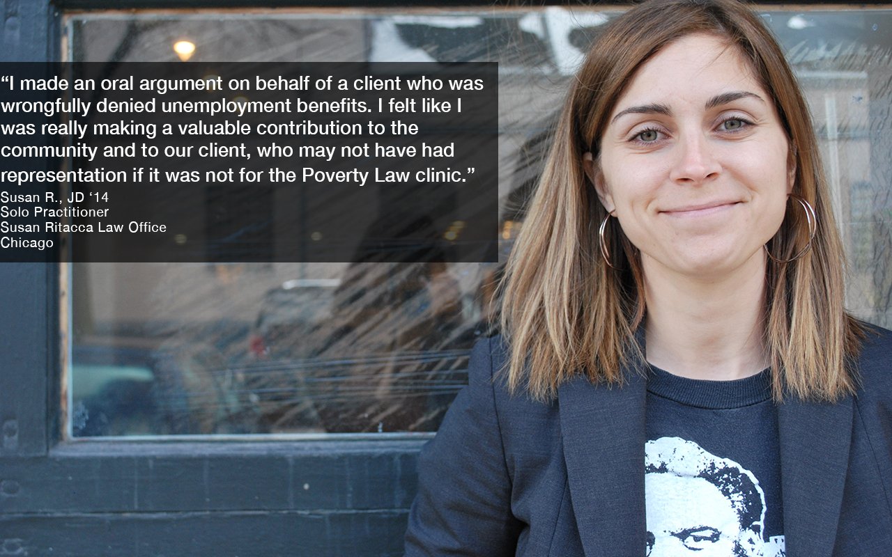 DePaul Law Poverty Law Clinic Testimonial (Susan R.)