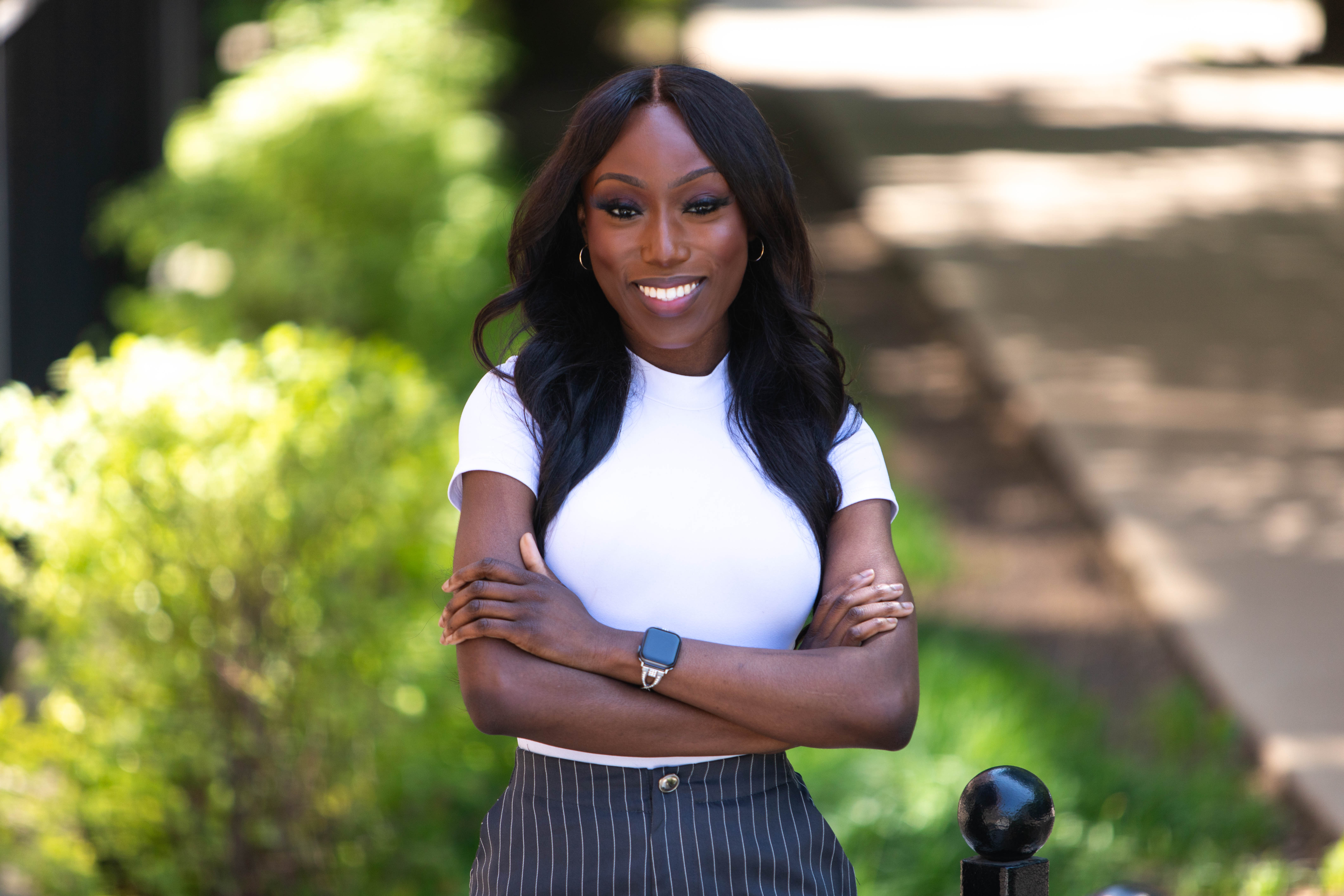 Photo of student speaker