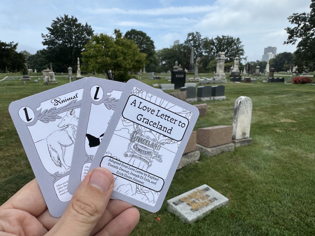 Love Letter to Graceland card game