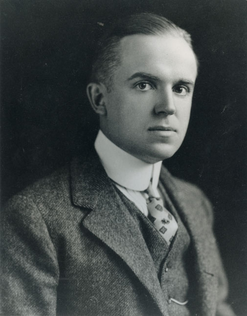 Historical portrait of Kenneth Sawyer Goodman, Chicago playwright and namesake of the Goodman School of Drama