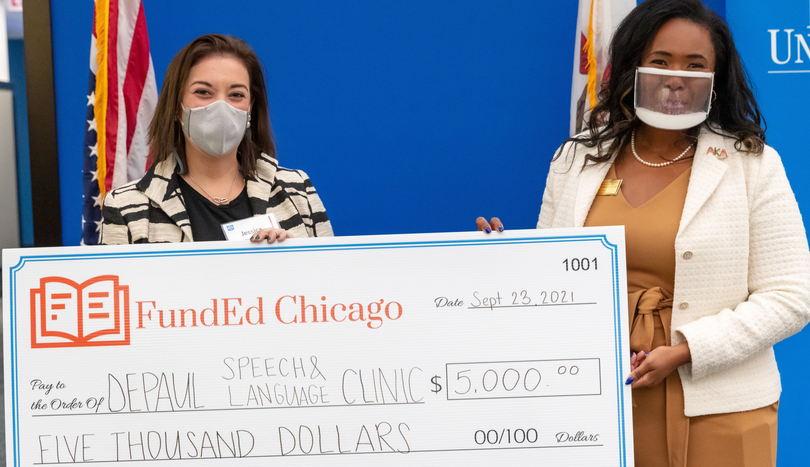 Donation check Donation check