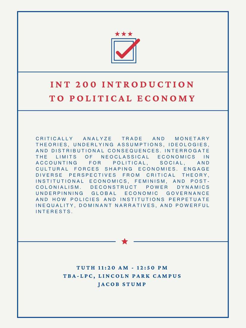 Fall 2026 Course Flyer