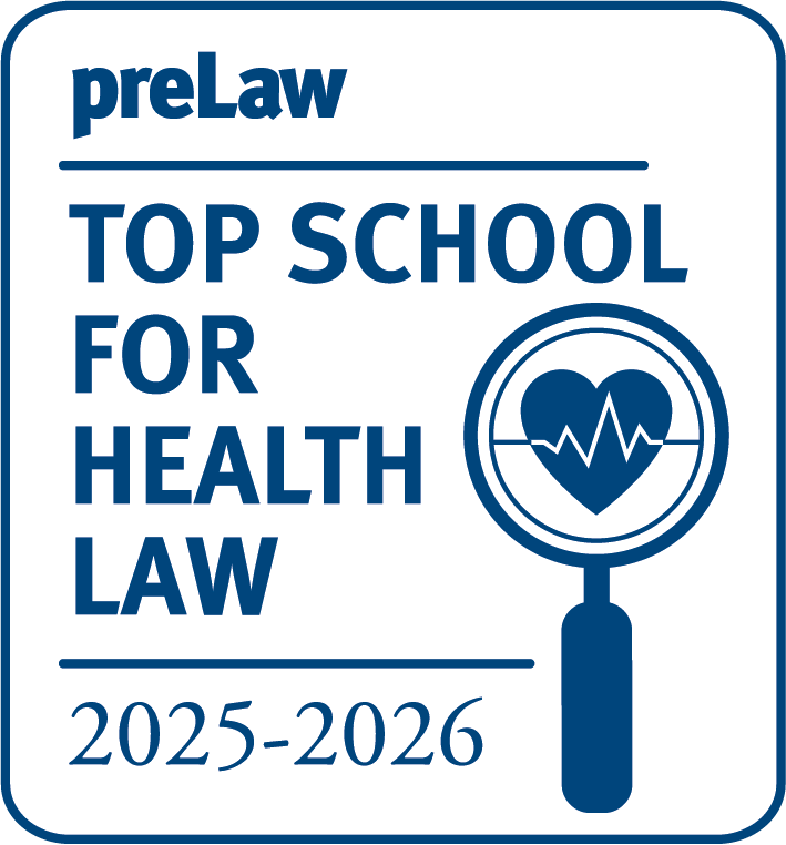 preLaw Magazine Health Law Badge for 2025-2026