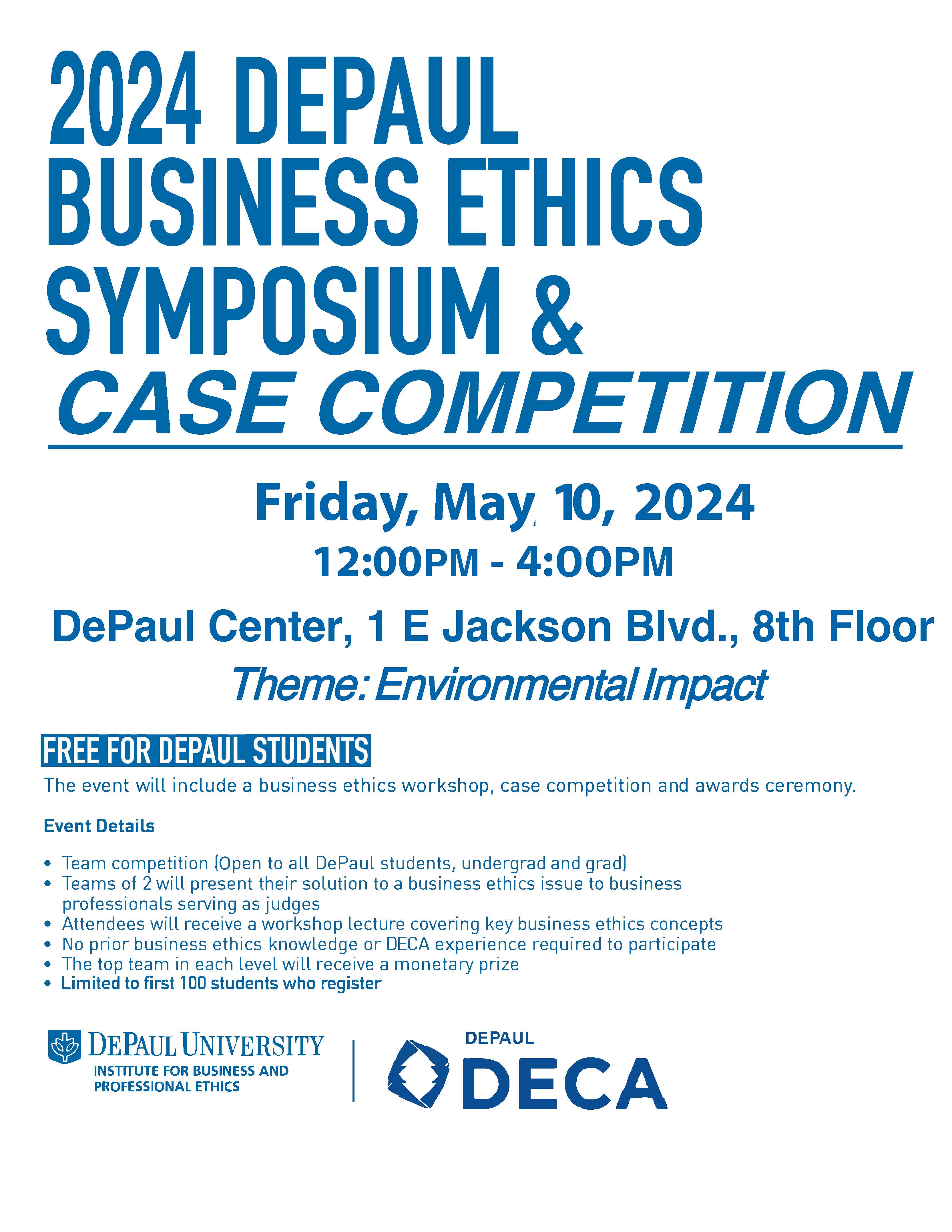 2024 DECA Case Competition