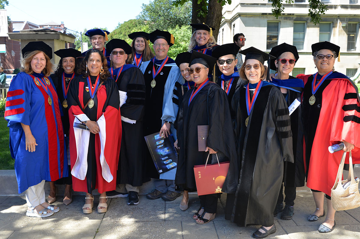 Society of Vincent de Paul professors at convocation