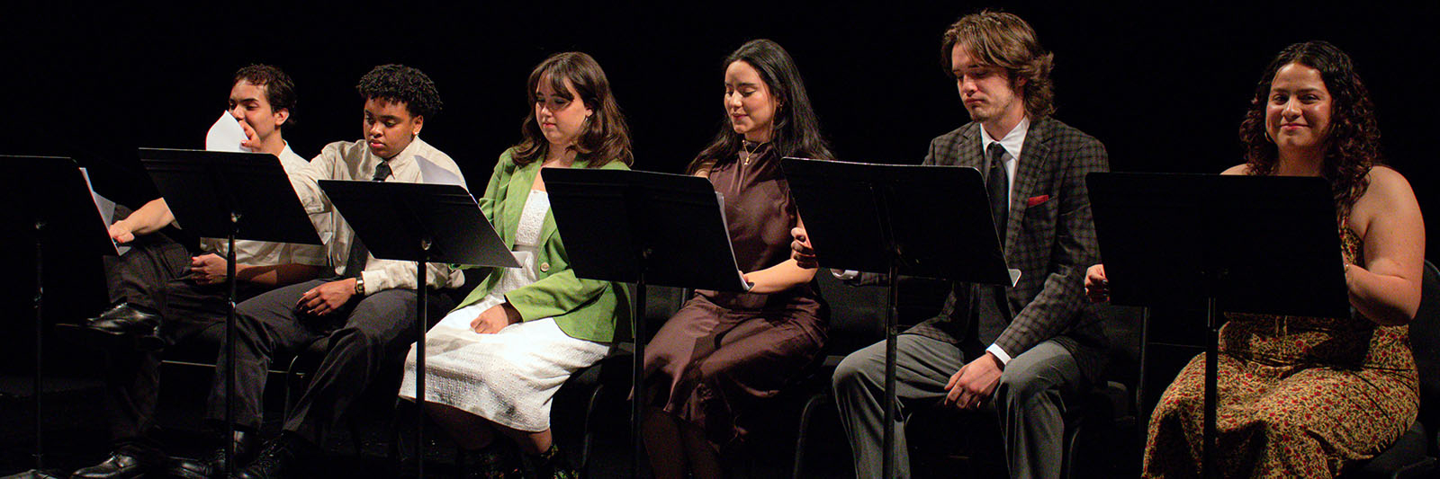 Playwriting students perform their own works