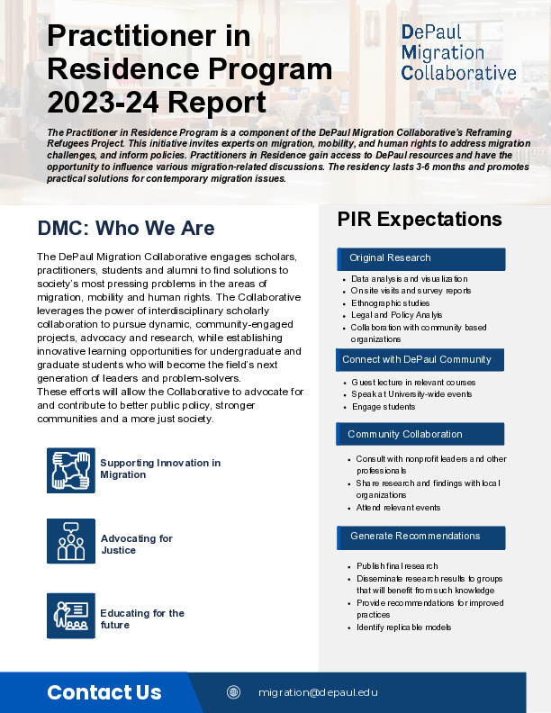 Practitioner in Resident Program 2023-2024 Report
