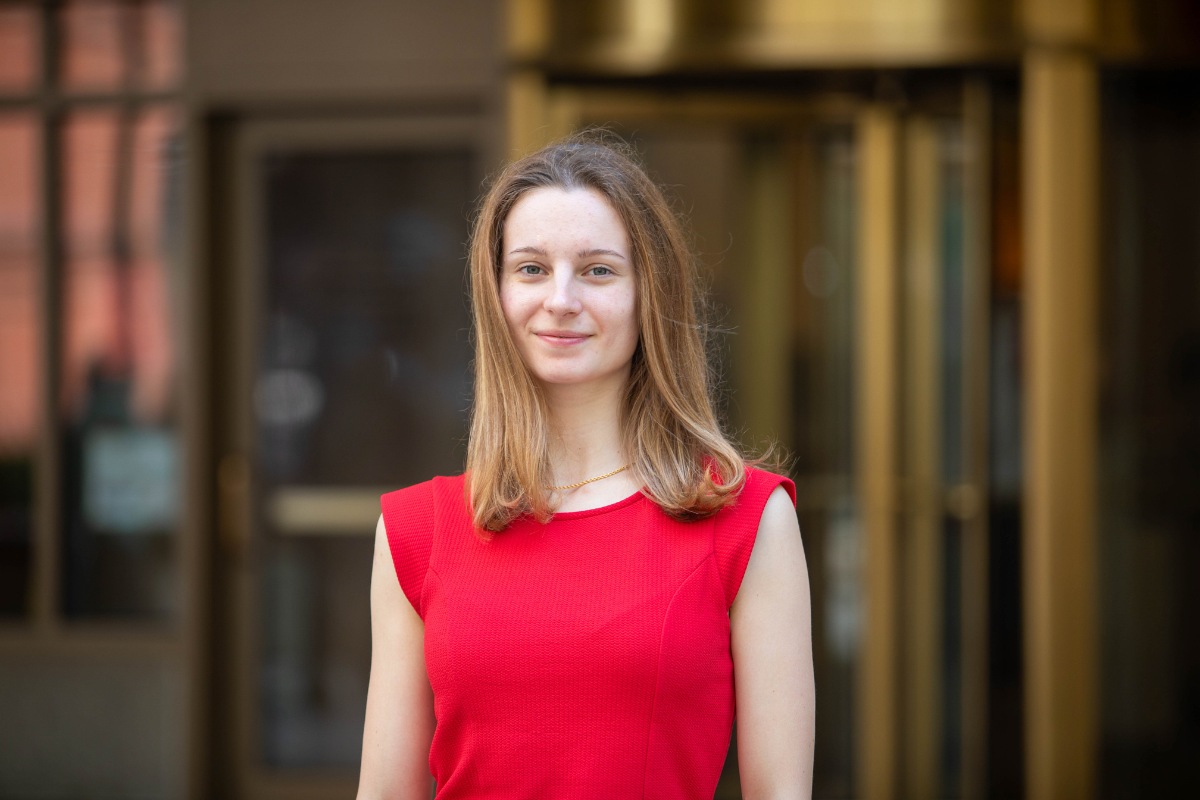 Student posing for photo