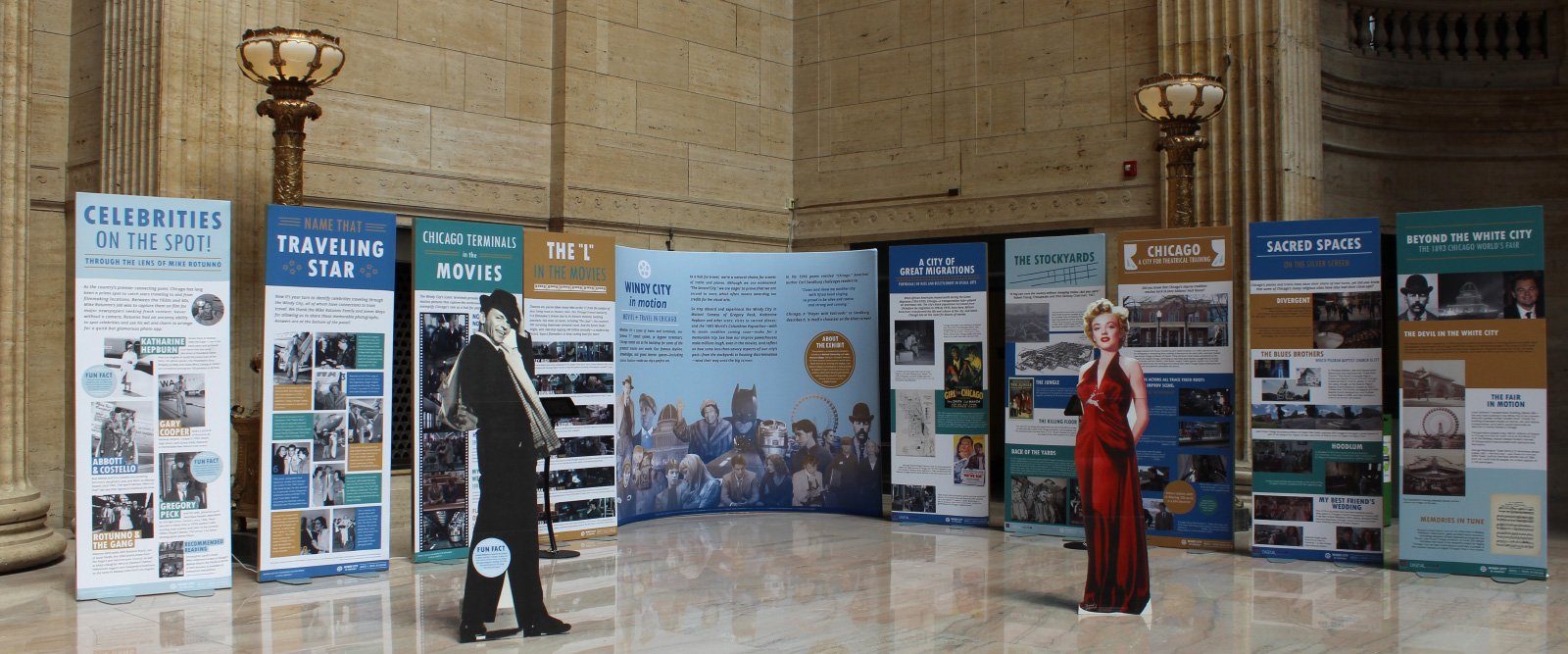 DePaul Chaddick Windy City in Motion exhibit