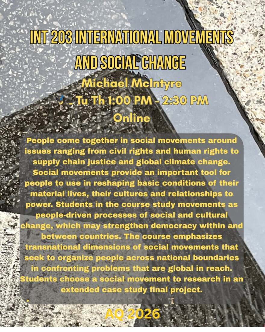 Fall 2026 Course Flyer