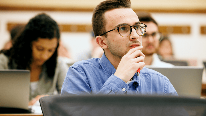 DePaul Law Students At Lecture - A Rigorous Path to Professional Success