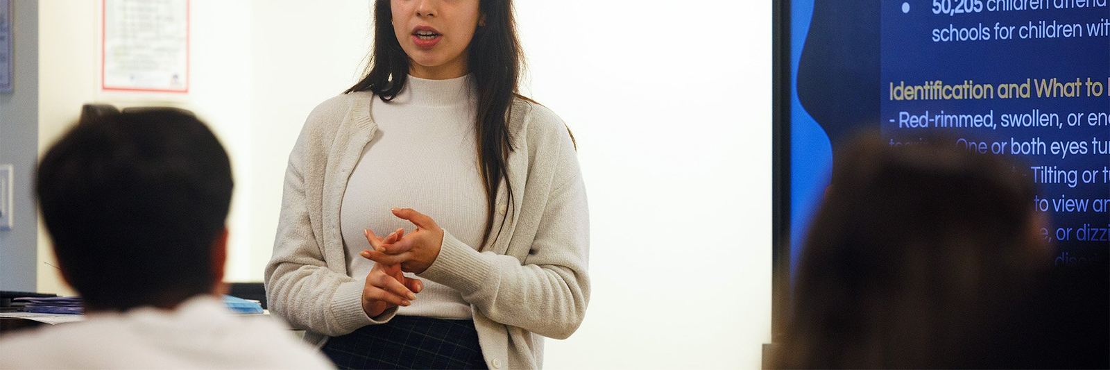 Student Presenting to Class