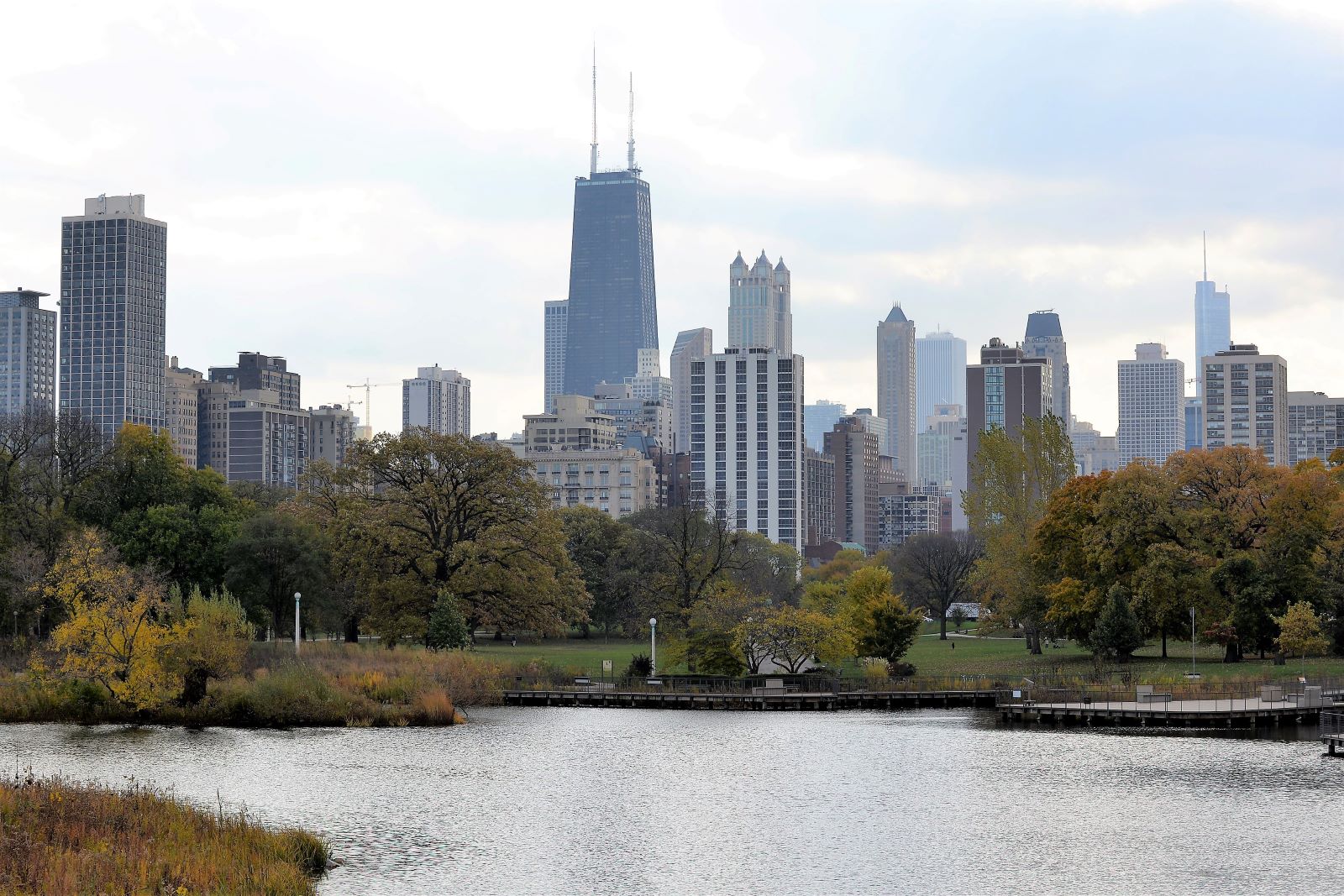 a photo of the Chicago skyline