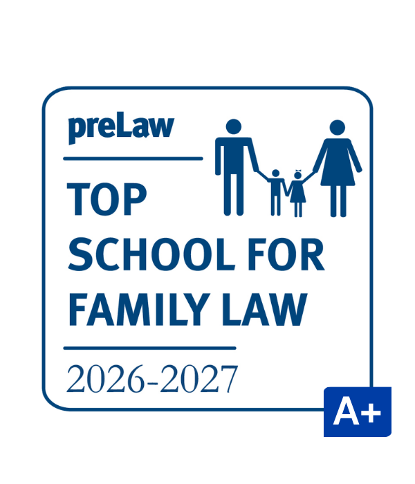 preLaw Magazine Top Law School for Family Law Badge (2026-2027)
