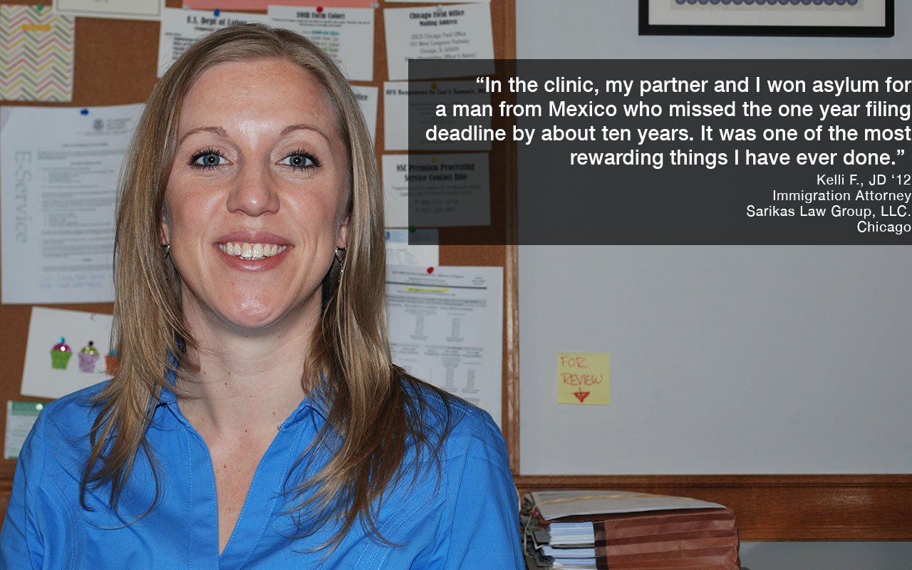 DePaul Law Asylum Clinic Testimonial (Kelli F.)